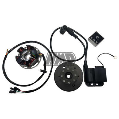 Eletrónico 12 voltes MACAL MINARELLI AM5 / AM6 / RV4 / RV6 / P4 / P4r / P5 / P5r / P6 / P6r / K6 / CORSA CORTA tipo ducati